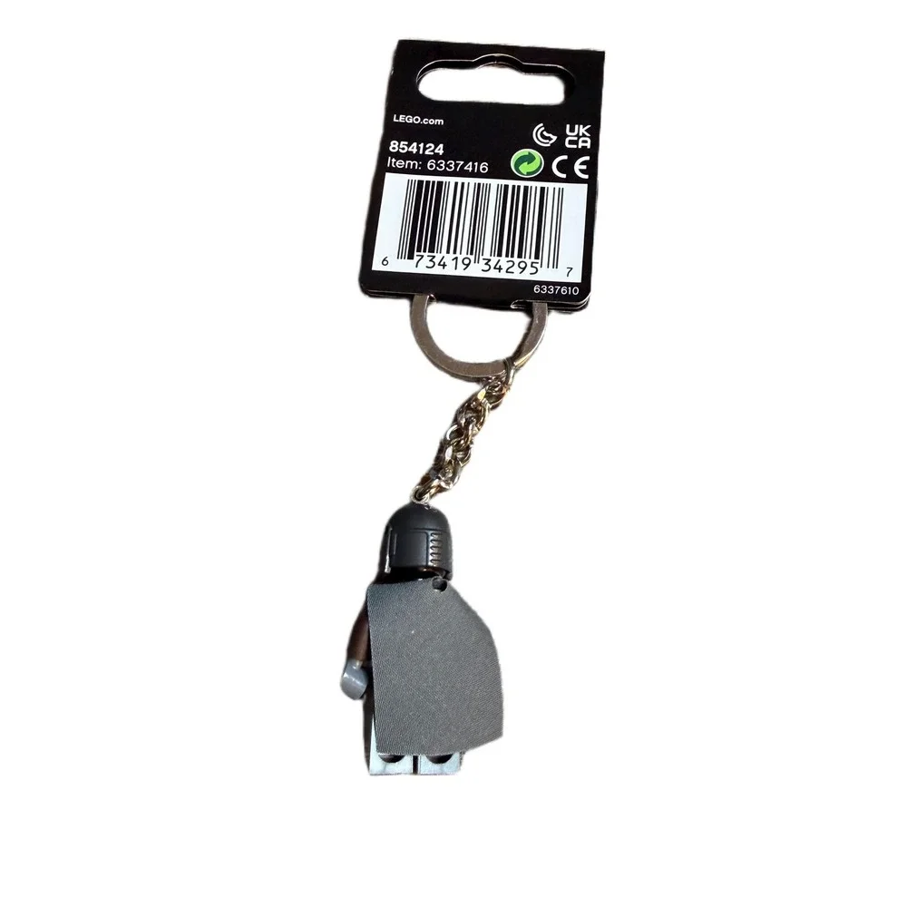 LEGO Star Wars The Mandalorian Minifigure Keychain 854124 Beskar Armor New Tag